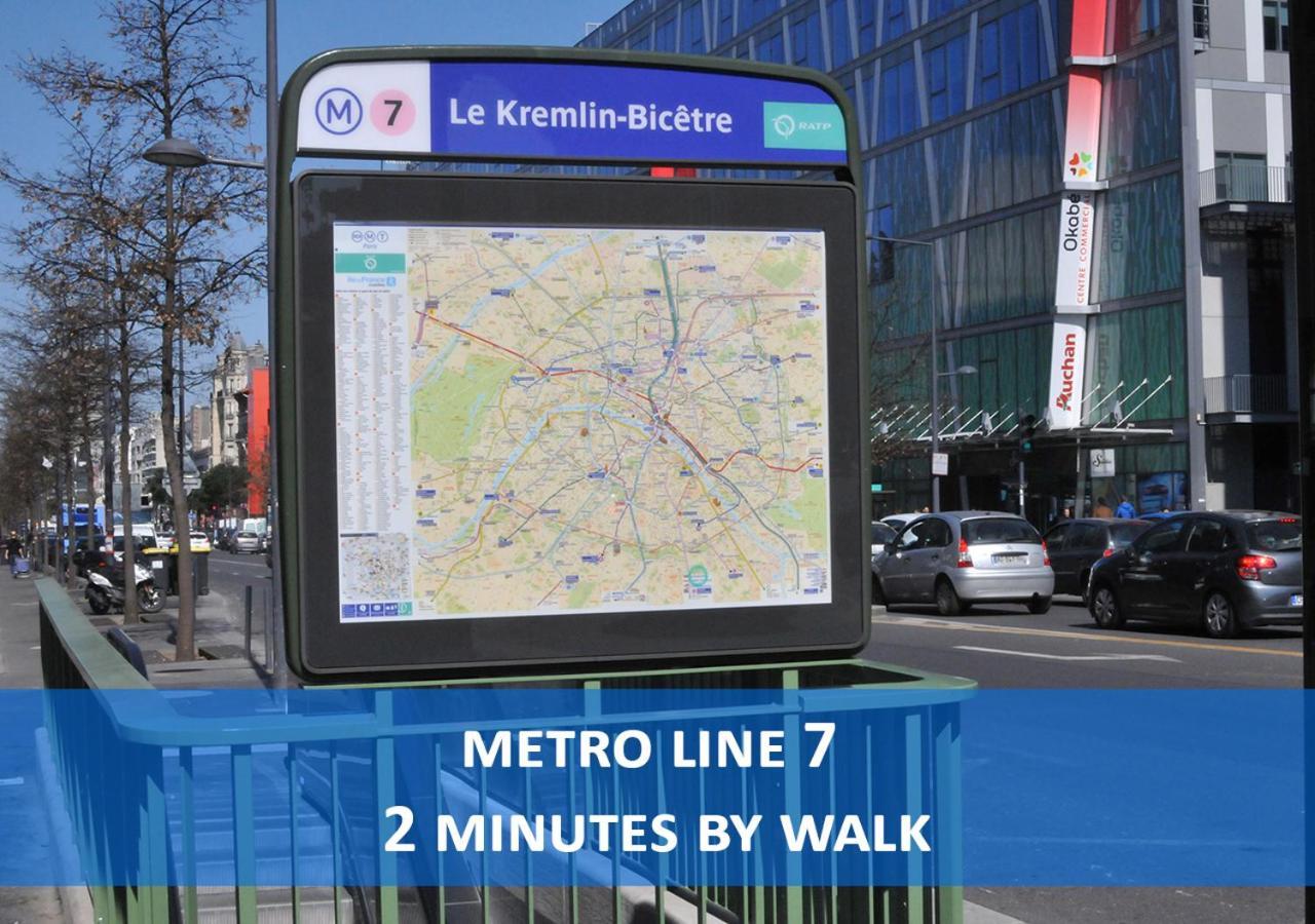 Beausoleil Studio Metro Paris Sud Le Kremlin-Bicetre Bagian luar foto
